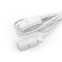 UK E14 Socket Lamp Cord Set avec interrupteur marche/arrêt Suspendu Pendentif Lumière Cordon d'alimentation Extension Salt Lamp Cable Composants électroniques