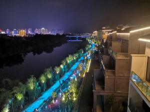 Luces LED personalizables IP65 con efecto de ondas de agua para decoración de árboles de Navidad y jardines, luces LED publicitarias - Product Image 1