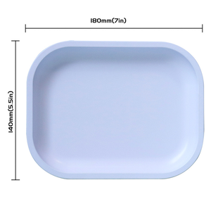 Bandeja Rectangular Redondeada de Hojalata Negra de 180*140*15mm con Impresión Personalizada al por Mayor, Varios Colores para Pedidos al por Mayor - Product Image 2