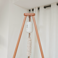 Support de hamac pour bébé en bois de hêtre massif, design européen, montage rapide et simple, durable et portable, garantie 1 an, utilisation dans le salon