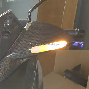 Espejo retrovisor trasero para motocicleta, accesorio con luz LED de señal para YAMAHA <span class=keywords><strong>HONDA</strong></span> <span class=keywords><strong>PCX</strong></span> 150 NMAX 125 155 - Product Image 3