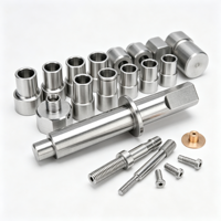 Pièces métalliques en aluminium usinées CNC sur mesure, pièces en acier, pièces en laiton usinées CNC 5 axes, pièces en acier inoxydable usinées CNC