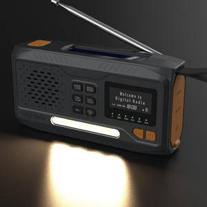 Factory OEM Solar Hand Crank AM FM DAB <b>Digital</b> Radio <b>LED</b> Flashlight 5000mAh Power Bank with Phone Charge SOS Alarm Outdoor - Product Image 4