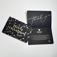 Cartes de remerciement personnalisées de luxe Carte de remerciement personnalisée avec enveloppe