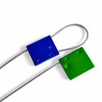 Scellé de câble en acier et aluminium YSD avec verrouillage inviolable pour la protection des conteneurs et des marchandises