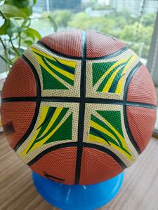 Ballon de basket en cuir composite PU de haute qualité, vente en gros, logo personnalisé, ballon en caoutchouc souple - Product Image 4