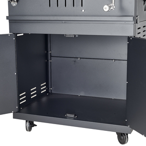 Hiện Đại Hàn Quốc Phong Cách Cao Cấp Than Bbq Nướng Thương Mại Đồ Nấu Nướng Thép Đen Chất Lượng Cao Nhiệm Vụ Nặng Nề Nướng Nướng Với Xe Đẩy - Product Image 5