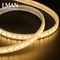 Bande LED étanche IP65 SMD5730 de 12 mm découpable, 50 m/rouleau, AC 110V/127V/220V/260V pour décoration extérieure