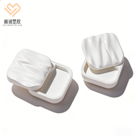 Boîte à poudre libre carrée en PP écologique 5G portable, vide, pour fard à joues, emballage cosmétique recyclable, logo personnalisé