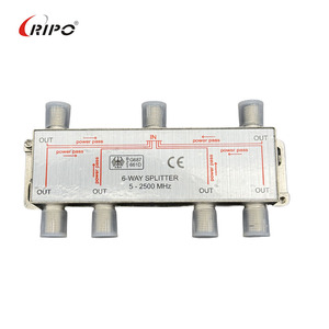 Séparateur TV de haute qualité de type F 2/3/4/6/8 voies 5-2500MHz coaxial de type F - Product Image 4