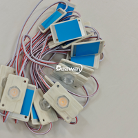 Module LED latéral 12V DC, injection IP65 étanche, haute luminosité 1.6W SMD2835, module LED simple pour caisson lumineux