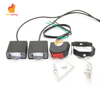 Mini phares à LED pour moto, phares de conduite pour véhicule électrique, faisceau haut/bas modifié, projecteur de moto, phare
