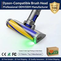 LAYO Laser Light V15 V11 Mop Brush for Dysons V7 V8 V10 V11 V15 <strong>Electric</strong> Vacuum Cleaner Floor Brush Head <strong>Accessory</strong> Spare Parts