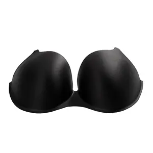 Grand bonnet en mousse à séchage rapide, soutien-gorge blanc et noir, soutien-gorge amovible pour Bikini