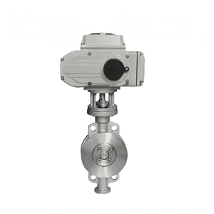 Vannes papillon COVNA 24V DC Vanne papillon électrique DN50 2 pouces Acier inoxydable 316 avec actionneur Vanne papillon motorisée - Product Image 2