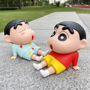 Düşük fiyat toptan sevimli karikatür telefon tutucu bebek süsleri mum boya shin-chan Anime aksiyon figürleri - Product Image 5