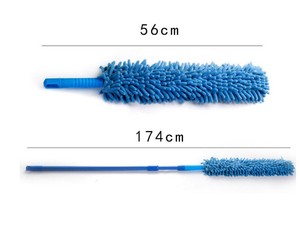 Plumero mágico extensible Flexible de fideos de chenilla de microfibra con poste elimina convenientemente el polvo y la suciedad de las superficies - Product Image 4