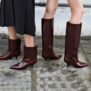 Sexy Fashion Ladies Booties New 2025 Knee Fashion <b>Boots</b> for Women and Ladies - Product Image 5