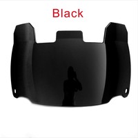 Visière de casque de football universelle anti-brouillard, nouveau, verni, visière transparente pour les yeux,