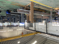Máquina de sierra de panel de mesa deslizante CNC BH con sierra de alimentación automática, sierra de haz Kdt, sierra de haz eléctrica