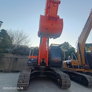 Excavatrice Hitachi Zaxis350 2023, faible nombre d'heures de travail, d'occasion, 35 tonnes, capacité de godet de 1,5 m, composants Kawasaki, pour travaux de construction et de terrassement - Product Image 4