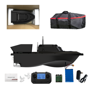 <span class=keywords><strong>Bateau</strong></span> de pêche GPS RC pour <span class=keywords><strong>eau</strong></span> <span class=keywords><strong>salée</strong></span>, équipement de pêche à l'appât, télécommandé, 500 mètres, <span class=keywords><strong>bateau</strong></span> à appât vivant - Product Image 2