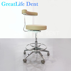 Silla de Trabajo para Dentistas Greatlife Dent, Silla Giratoria Móvil para Dentistas, para Uso en Laboratorios Dentales, Hospitales y Clínicas - Product Image 4