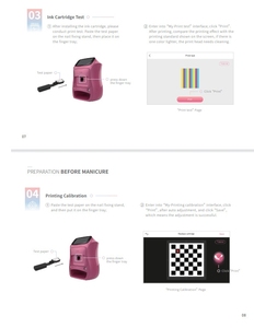 เครื่องพิมพ์ลายเล็บ CM CM-Nail Art Printer 3D อัตโนมัติเต็มรูปแบบ พร้อมเทคโนโลยี LED สำหรับใช้ในร้านเสริมสวย - Product Image 6
