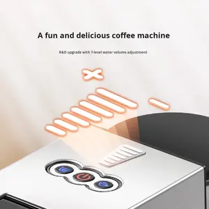 Machine à café capsule entièrement automatique pour la maison et le bureau compatible transfrontalière divers espresso électrique en plastique entièrement automatique - Product Image 5
