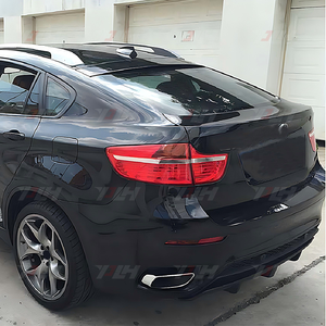 MP estilo labio trasero para Bmw X6 E71 difusor trasero actualización a M rendimiento estilo coche labio trasero difusor Spoiler 2008-2014 año - Product Image 2