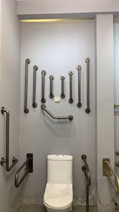 Barre d'appui de sécurité colorée pour salle de bain, main courante antidérapante en acier inoxydable pour douche, rail de soutien pour personnes âgées et handicapées - Product Image 2