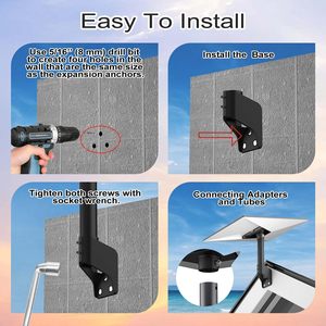 Nuevo estilo Starlink <span class=keywords><strong>Gen</strong></span> 3 Montaje en pared Soporte de techo Starlink giratorio de <span class=keywords><strong>360</strong></span> ° Compatible con plato estándar V3 Starlink - Product Image 6