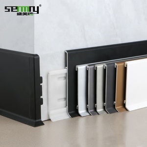 <span class=keywords><strong>Plinthe</strong></span> murale en <span class=keywords><strong>PVC</strong></span> avec base d'installation en aluminium, profilé de sol en aluminium, <span class=keywords><strong>plinthe</strong></span> murale en métal, étanche - Product Image 2