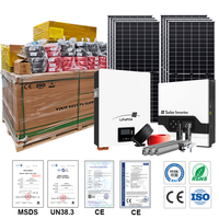 Système de batterie solaire hors réseau complet personnalisé de 5 kW, 10 kW, 20 kW, 25 kW, batterie solaire à cycle, batterie solaire pour la maison