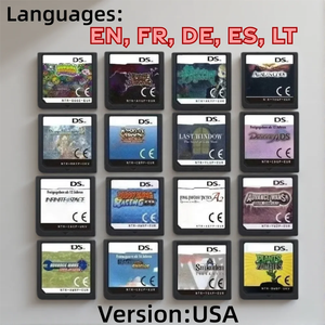 DS เกมคาร์ทริดจ์เกมคอนโซลการ์ดสำหรับทำสงครามโรงงาน Rune 3 Disgaea เกมย้อนยุคเวอร์ชั่น EUR - Product Image 1