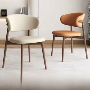 <span class=keywords><strong>Chaise</strong></span> de salle à manger scandinave moderne et simple <span class=keywords><strong>en</strong></span> <span class=keywords><strong>fer</strong></span> <span class=keywords><strong>forgé</strong></span>, confortable, luxueuse, avec dossier rembourré <span class=keywords><strong>en</strong></span> cuir PU souple, non pliable, <span class=keywords><strong>pour</strong></span> la maison - Product Image 2