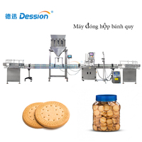 Machine d'emballage automatique pour biscuits en forme de bouteille, possibilité d'arroser des biscuits au chocolat