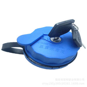 Conjunto completo de tapa de urea 63CP05000-87V para piezas de camión Jiefang modelo antiguo, plástico azul con llaves - Product Image 5