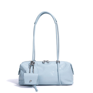 Borsa Boston di Lusso da Donna con <span class=keywords><strong>Tracolla</strong></span> <span class=keywords><strong>a</strong></span> Barilotto, Design Minimalista, con Mini Pochette Staccabile, Borsa Sottospalla Boutique Pronta per la Vendita all'Ingrosso - Product Image 1