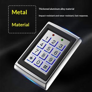 防水オールインワンアクセス制御システム（スワイプカード、パスワード、NFC対応、金属製、シルバー/ブラック、屋外用鉄製ドアロック） - Product Image 3