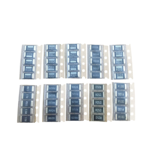 50-Piece 2512 SMD Resistor Kit - 1% Tolerance, 10 Values, Thick Film Alloy Chip Resistors For DIY Electronics