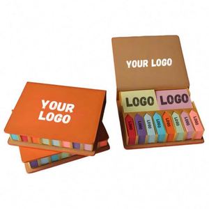 Ys965 Promotion Sticky <b>Notes</b> Stickers Kraft Paper Rectangular <b>Stick</b> <b>Note</b> Set Box Memo Pad With Logo Custom Promotional Gifts - Product Image 1