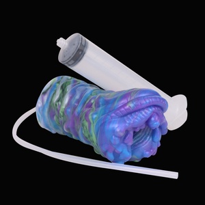 GEEBA Male Masturbator Squirting Liquid Fantasy Animal Mouth Vagina Realistic Ejaculation Pussy Silicone Sex <b>Toys</b> <b>for</b> <b>Men</b> - Product Image 5