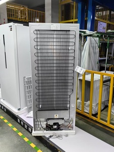 Disponibile Frigorifero 400L 220V 50Hz Colore Bianco Condensatore Esterno con Maniglia Esterna Doppia Porta Sbrinamento Automatico con Serratura e Chiave - Product Image 4