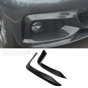 2 piezas de fibra de carbono, molduras superiores delanteras, kit de alerones, cubierta de faros antiniebla para BMW Serie 4 F32 F33 F36 2014 2015 2016 - Product Image 1