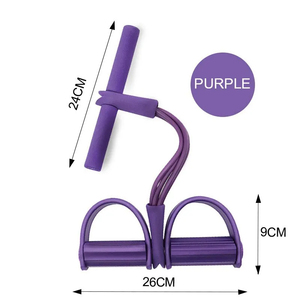 Elastic Pull <b>Ropes</b> Abdominal <b>Exerciser</b> Rower Belly Resistance Band Home Gym Sport Training Elastic Bands for Fitness Equipment - Product Image 6