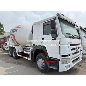 Camión mezclador de concreto Hino usado Sinotruck Howo 6x4 12m3 Camión de cemento Camión mezclador de concreto con tambor - Product Image 5