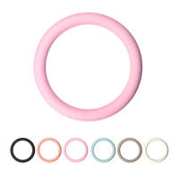 Mancuerna Circular de Silicona No Tóxica, Material Seguro para la Piel, Sin Olor, Logotipo Personalizado, MOQ Bajo, Círculo de Pilates con Peso
