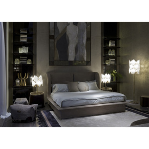 Luwu — lit simple, original, mobilier d'intérieur et doux, ensemble de chambre à coucher pour la maison, produit chinois - Product Image 5
