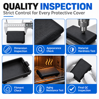Couvre-protection arrière en caoutchouc personnalisé pour automobile, capuchon de garniture arrière à clipser, remplacement pour la protection de la carrosserie du véhicule
